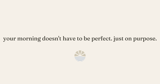 How I Design My Morning (Instead of Just Surviving It)