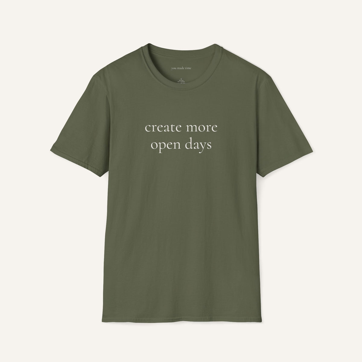 Create More Open Days | Tee